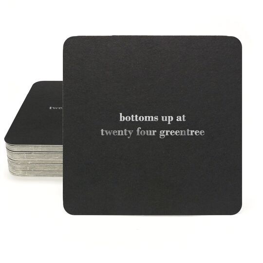 Your Statement Square Coasters